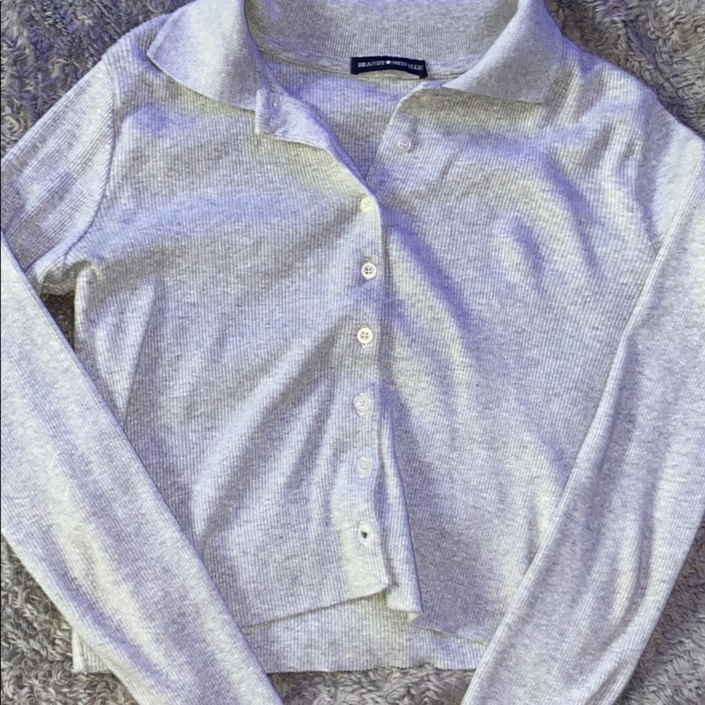 Brandy Melville Long Sleeve Caroline Top